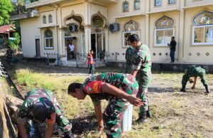 Kodim 0112/Sabang Terus Gencarkan Program Bersih-Bersih Masjid, Wujud Kepedulian terhadap Kebersihan Rumah Ibadah