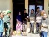 Babinsa Gampong Berawang Dampingi Penyaluran Bantuan Korban Angin Kencang