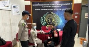 Bakti Kesehatan di Rutan Kelas II B Sambut Hari Bhayangkara ke-79