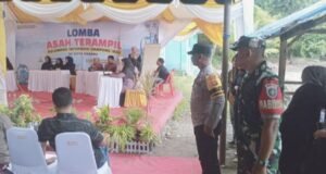 Babinsa Koramil 02/Sukakarya dan Bhabinkamtibmas Monitor Pembukaan Lomba Asah Terampil KIG di Krueng Raya