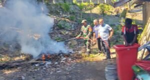 Babinsa Koramil 02/Sukakarya Ikut Serta Dampingi Penyelesaian Permasalahan Warga di Desa Binaannya