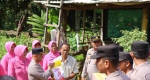 Kapolres Sabang Hadiri Kegiatan Bantuan Sosial Polsek Sukakarya Dalam Rangka Hari Bhayangkara Ke-79