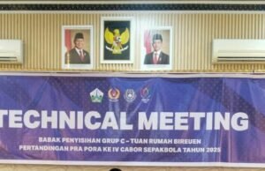 Pra PORA Cabor Sepakbola, Jumat Petang ‘Kick-Off’ Grup C di Lapangan RTH Cot Gapu Bireuen