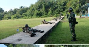 Tingkatkan Kemampuan Dasar Prajurit, Kodim 0112/Sabang Gelar Latihan Menembak Semester I Tahun 2025