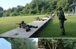 Tingkatkan Kemampuan Dasar Prajurit, Kodim 0112/Sabang Gelar Latihan Menembak Semester I Tahun 2025