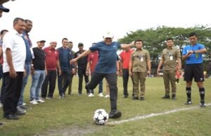 Pertandingan Sepak Bola Piala Wakil Gubernur Aceh Resmi Dibuka, Total Hadiah Rp200 Juta