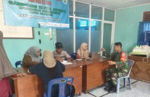 Babinsa Koramil 02/Sukakarya Ajak Kader Posyandu Tingkatkan Kesadaran Gizi untuk Ibu Hamil dan Menyusui