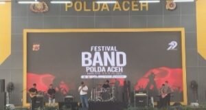 Pembukaan Festival Band Polda Aceh, Meriahkan HUT Bhayangkara ke-79