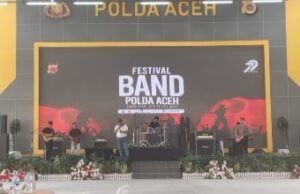 Pembukaan Festival Band Polda Aceh, Meriahkan HUT Bhayangkara ke-79
