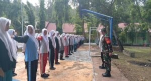 Kodim 0112/Sabang Berikan Materi Wawasan Kebangsaan dan PBB pada Kegiatan MPLS di SMA Negeri 2 Sabang