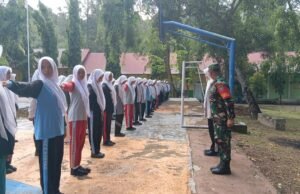 Kodim 0112/Sabang Berikan Materi Wawasan Kebangsaan dan PBB pada Kegiatan MPLS di SMA Negeri 2 Sabang