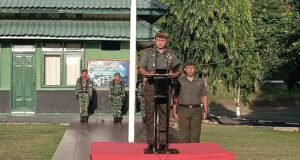 Dandim 0112/Sabang Pimpin Upacara 17-an, Bacakan Amanat KASAD Terkait Ancaman Judi dan Pinjol