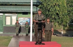 Dandim 0112/Sabang Pimpin Upacara 17-an, Bacakan Amanat KASAD Terkait Ancaman Judi dan Pinjol