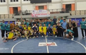 Pra PORA Futsal, Disuport Langsung Ketua KONI dan Kabid Olahraga Disparpora, Aceh Besar Raih Angka Sempurna di Laga Pamungkas