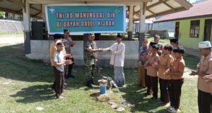 Kodim 0112/Sabang Serahkan Sumur Bor untuk Dayah Darul Hijrah, Wujud Nyata Program TNI AD Manunggal Air