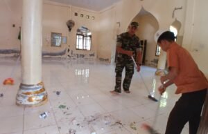 Kodim 0112/Sabang Gelar Aksi Bersih Lingkungan di Dayah Darul Hijrah Gampong Paya Seunara