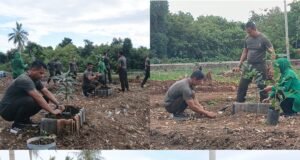 Kodim 0112/Sabang Laksanakan Penanaman Pohon, Bersatu dengan Alam untuk NKRI