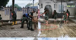 Kodim 0112/Sabang Laksanakan Aksi Bersih-Bersih di Masjid Al-Ikhlas. Masjid Terakhir, Semangat Tak Pernah Akhir