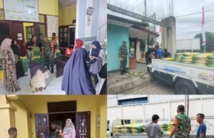 Sinergi Kodim 0112/Sabang dan BULOG, Babinsa Bantu Distribusi Beras SPHP di Gampong-Gampong