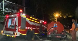 Kapolres Sabang Turun Langsung ke Lokasi Kebakaran Lahan di Kawasan Hutan Lindung