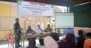Babinsa Koramil 01/Sukajaya Hadiri Rapat Pembaruan DTKS, Dorong Data Akurat untuk Bantuan Tepat Sasaran