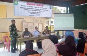 Babinsa Koramil 01/Sukajaya Hadiri Rapat Pembaruan DTKS, Dorong Data Akurat untuk Bantuan Tepat Sasaran