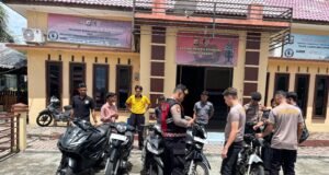 Polres Sabang Amankan 6 Unit Sepeda Motor Balap Liar Jelang Shalat Jum’at