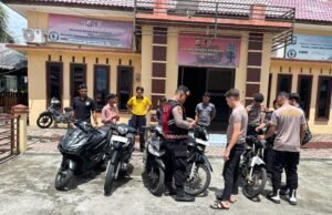 Polres Sabang Amankan 6 Unit Sepeda Motor Balap Liar Jelang Shalat Jum’at