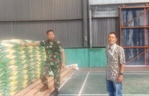 Dandim 0112/Sabang Kawal Stabilitas Pangan, Tinjau Stok Beras SPHP di Gudang BULOG