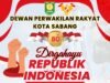 DEWAN PERWAKILAN RAKYAT KOTA SABANG MENGUCAPKAN DIRGAHAYU HUT RI KE-80