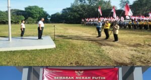 Merah Putih di Ujung Negeri, Kodim 0112/Sabang Ikut Serta Kibarkan 2.025 Bendera Sambut HUT RI ke-80