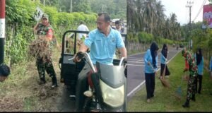 Menjelang HUT RI, Babinsa dan Warga Balohan Tunjukkan Semangat Gotong Royong