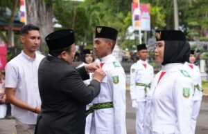 Dikukuhkan, Paskibraka Kota Sabang Siap Kibarkan Merah Putih di Momen Bersejarah