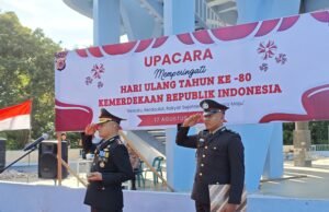 Kapolres Sabang Pimpin Upacara HUT ke-80 Kemerdekaan RI di Tugu Nol Kilometer Indonesia