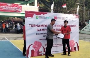 Turnamen Voli Krueng Raya Meriah, Koramil 02/Sukakarya Sabet Peringkat Tiga