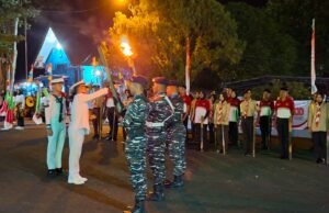Dandim 0112/Sabang Ikut Semarakkan Malam Taptu dan Pawai Obor HUT RI ke-80”