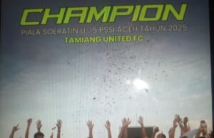 Menang atas Juang FC di Final, Tamiang United U-15 Pertahankan Gelar Piala Soeratin Zona Aceh