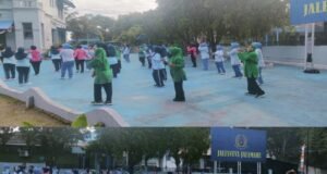 Persit KCK Cabang XXXVII Dim 0112/Sabang Ikut Meriahkan HUT Jalasenastri ke-79 dengan Olahraga Bersama