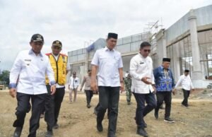 Gedung Utama MTQ Provinsi Di Pijay Hampir Selesai, Sekda Aceh Sambut Baik Kinerja Pemerintah Pijay