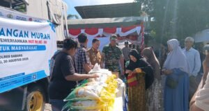 Dandim 0112/Sabang Bersama Forkopimda Tinjau Gerakan Pangan Murah Serentak di Kota Sabang