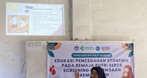 Upaya Turunkan Angka Stunting pada Remaja Putri, Poltekkes Kemenkes Aceh lakukan Edukasi dan Screening Pemeriksaan Haemaglobin