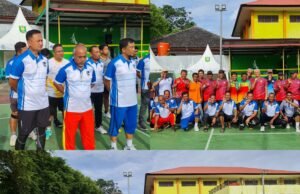 Dandim 0112/Sabang Ikut Serta dalam Tenis Silaturahmi USK – TC Banda Aceh dengan Pelti/Baveti Kota Sabang