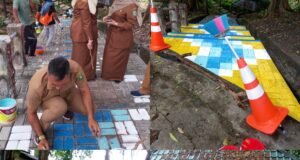 Sambut HUT RI Ke – 80 Hidupkan Kembali Ikon Sejarah Tangga 7 Tempoe Doeloe oleh OPD.PUPR. kota Sabang