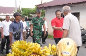 Dandim 0112 Bersama Forkopimda Sabang Laksanakan Peninjauan Pasar Induk Pastikan Stabilitas Harga dan Ketersediaan Pangan Aman