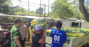 Babinsa Koramil 01/Sukajaya Dukung Program Pangan Murah di Gampong Cot Abeuk