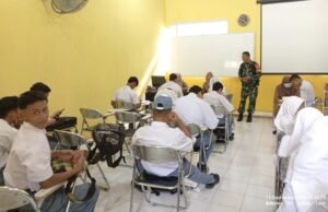 Babinsa Koramil 02/Sukakarya Berikan Materi Wawasan Kebangsaan dan Edukasi Bahaya Narkoba di SMA Negeri 2 Sabang