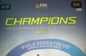 Putaran Nasional Soeratin 2025, Ketua PSSI Aceh Apresiasi Perjuangan Tiga Tim Aceh, “Juang FC U-17 Tembus Semifinal”