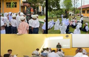 Sambut HUT Ke-80 TNI, Babinsa Kodim 0112/Sabang Gencarkan Pemberian Wasbang di Sekolah-Sekolah