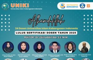 24 Dosen UNIKI Lulus Sertifikasi Dosen Tahun 2025