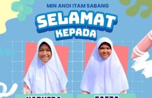 MIN Anoi itam Sabang Raih Prestasi Gemilang: Dua Siswi nya Berhasil Lolos OMI Tingkat Kota Sabang